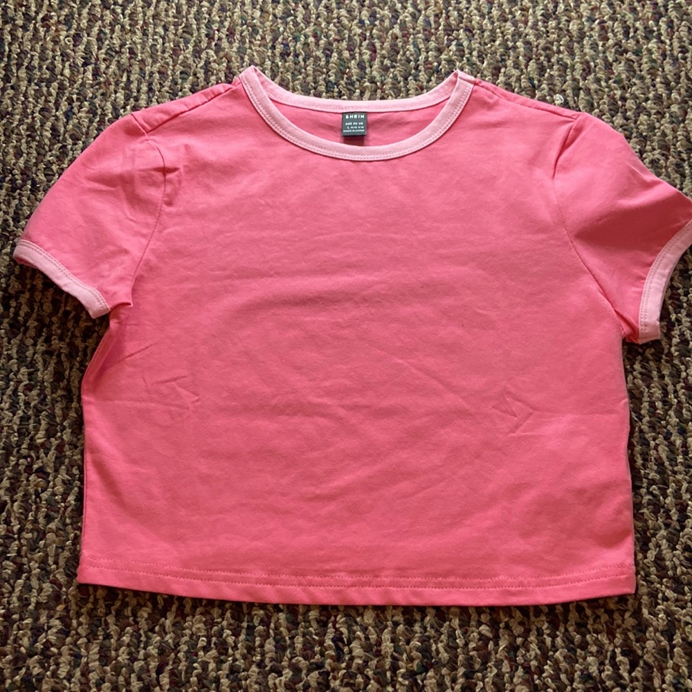 Brand New Pink Shein Crop Top